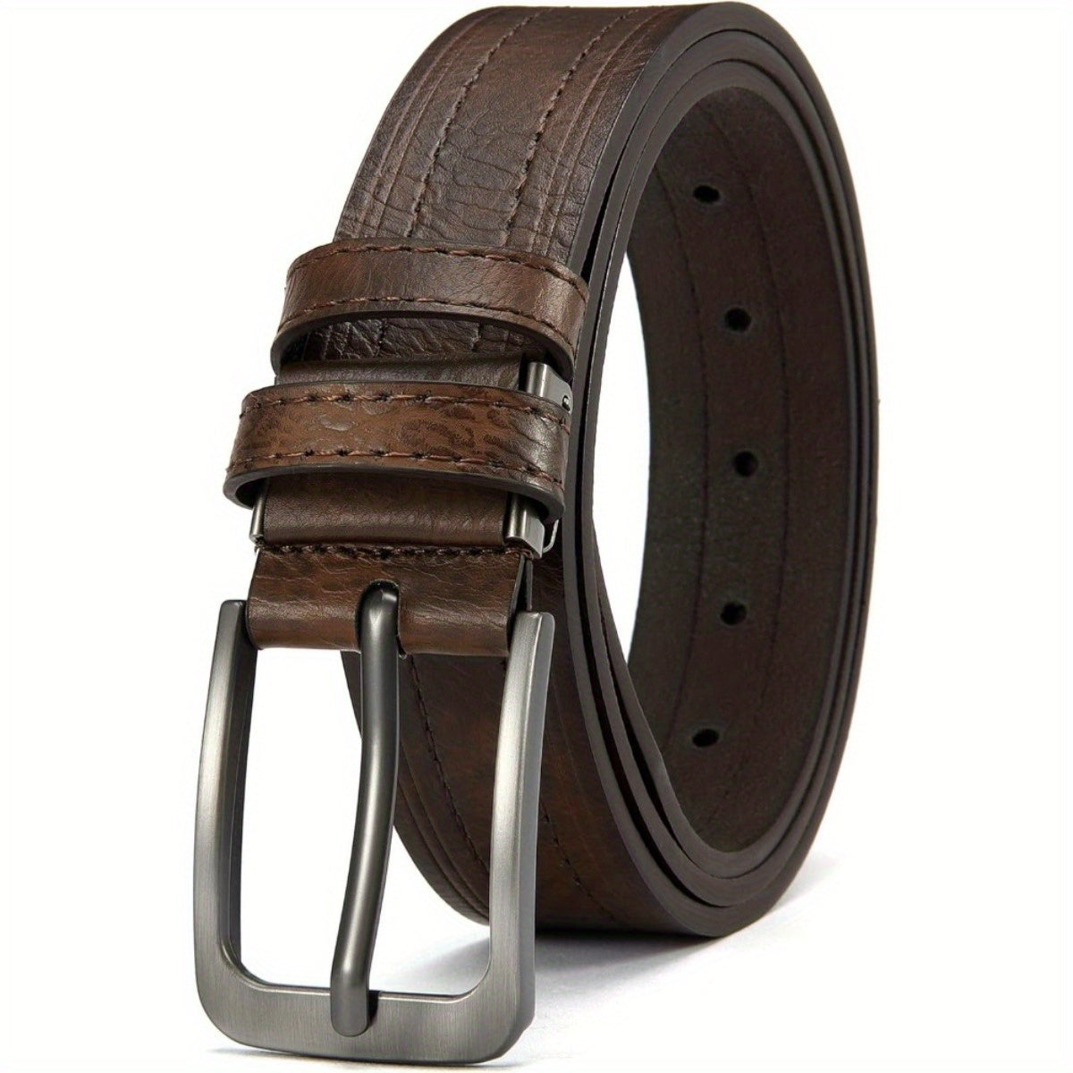 DOOPAI Men's Belt 2pcs Leather Dress Belt Casual Wear