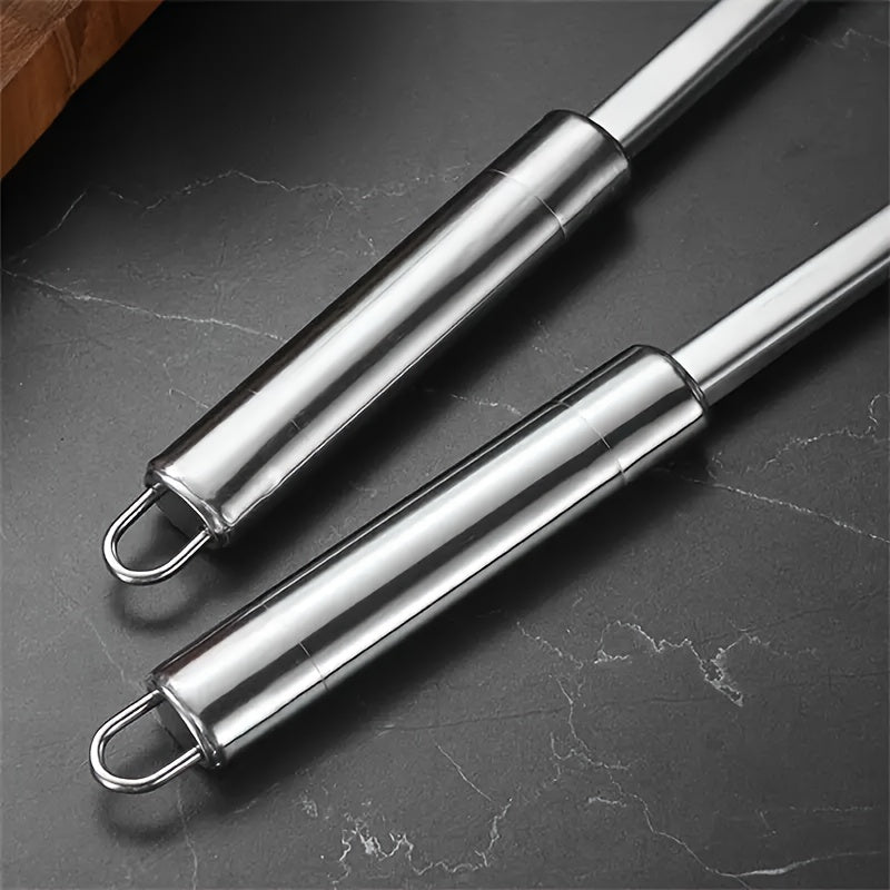9-Piece Modern Stainless Steel Cooking Utensil Set for Chefs