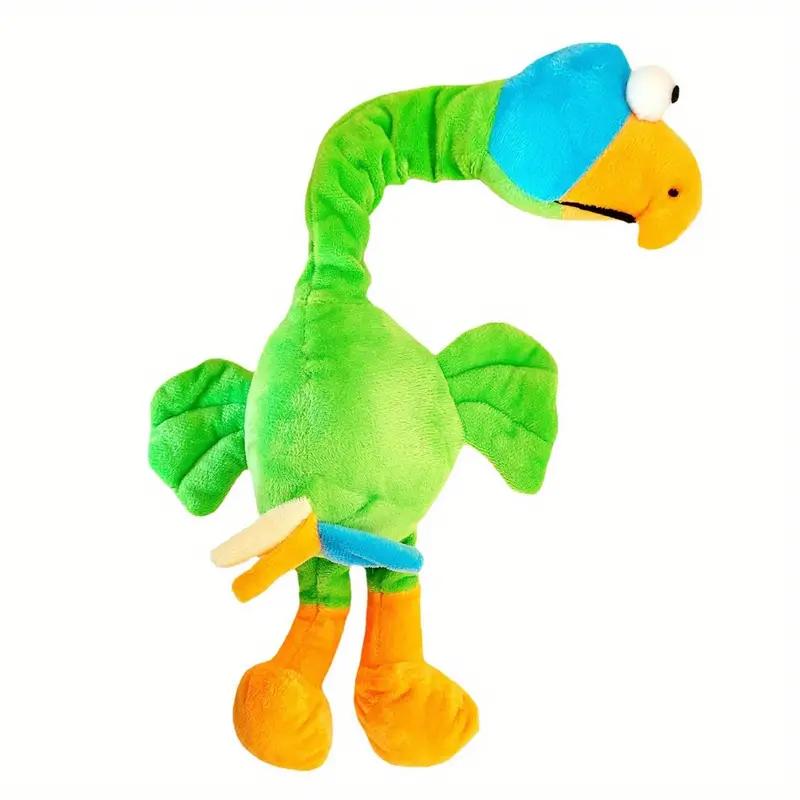 1pc Bird-Shaped Squeaky Dog Toy - Plush Chew Toy For Puppies