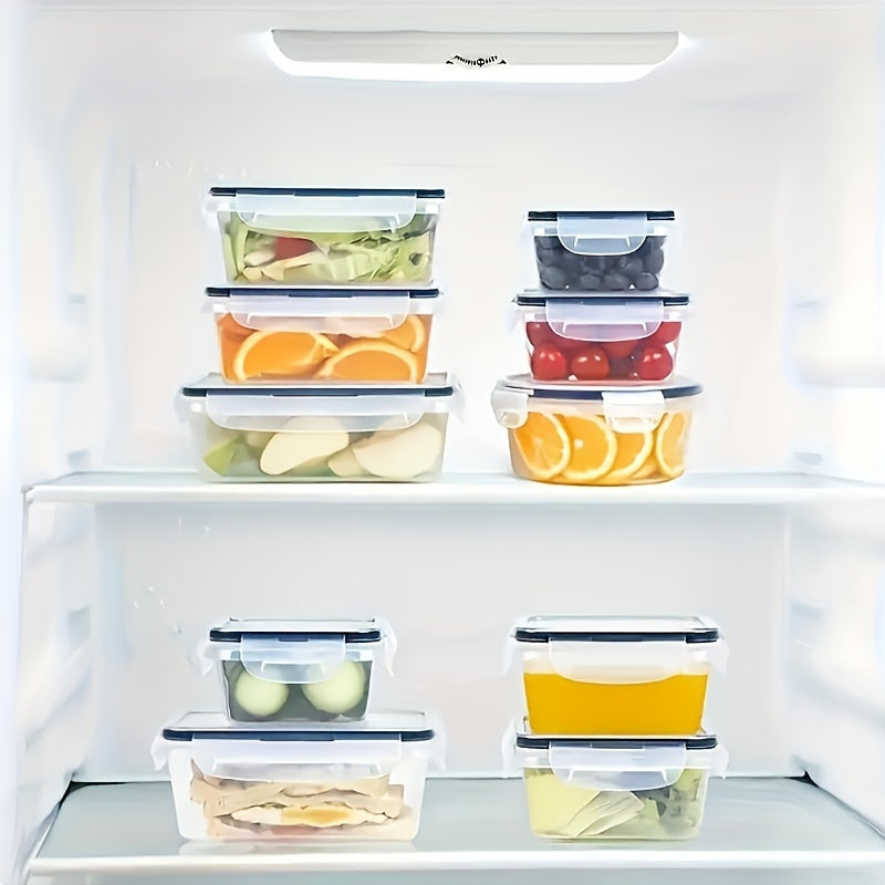 24-Piece Food Storage Container Set With Easy-Snap Lids (12 Lids + 12 Containers) - Airtight Plastic Containers Gift For Pantry And Kitchen Organization - BPA Free, Comes With Free Labels And Markers, Local Warehouse Delivery