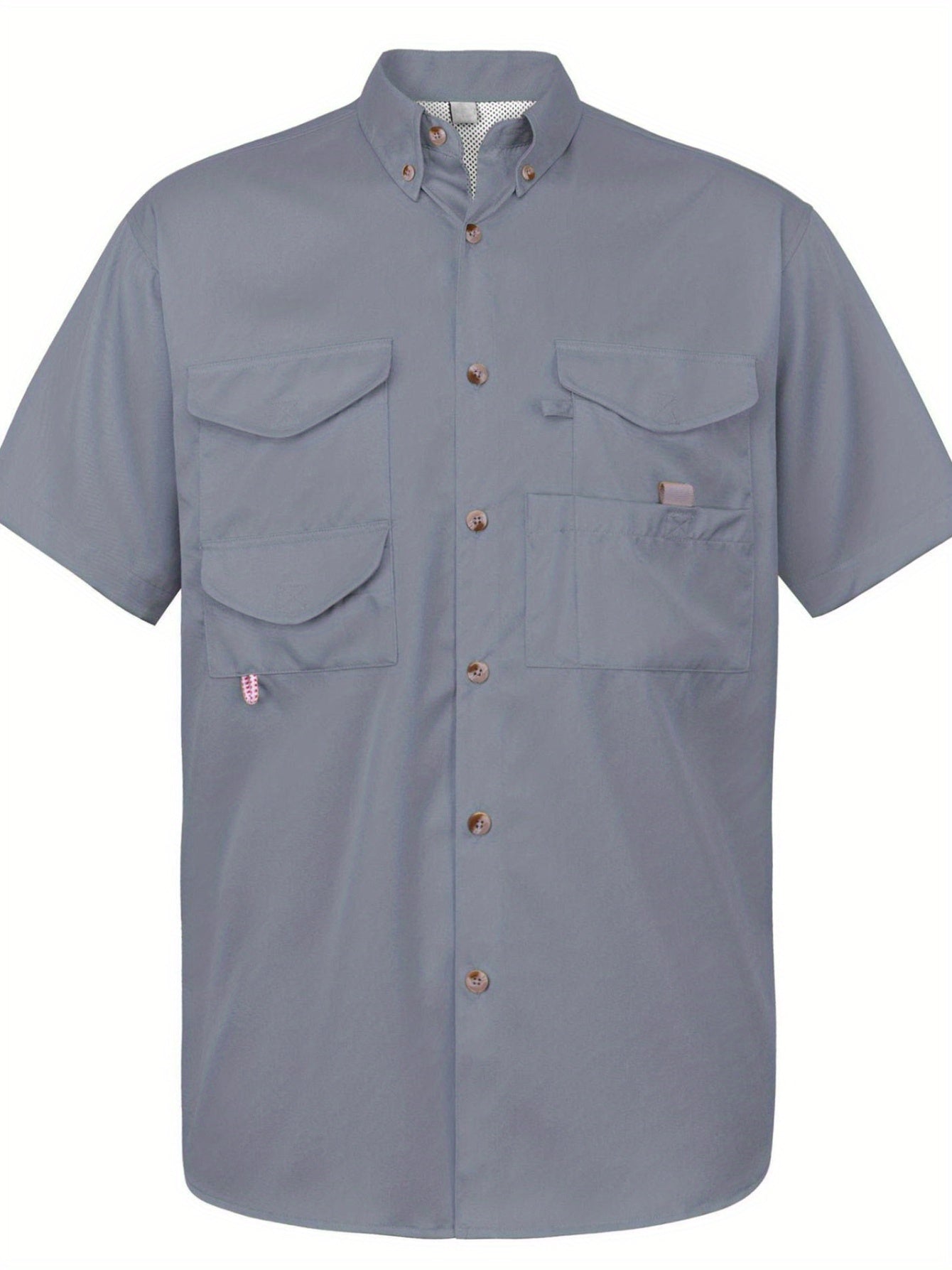 Sanopy Men's Short-Sleeved Shirt Moisture Wicking Sun Protection