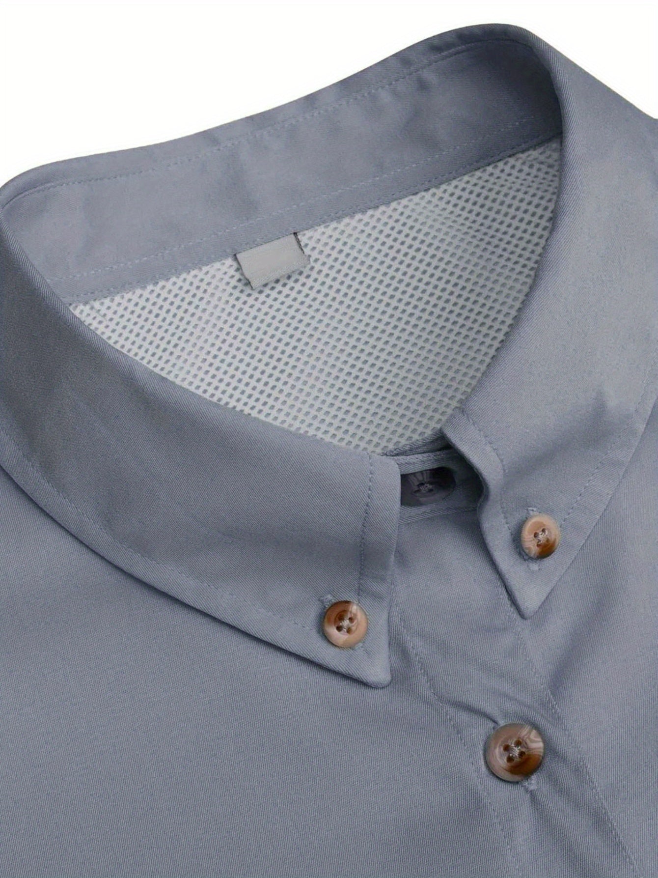 Sanopy Men's Short-Sleeved Shirt Moisture Wicking Sun Protection