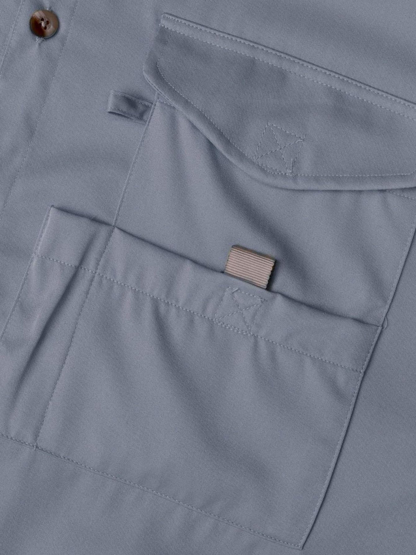 Sanopy Men's Short-Sleeved Shirt Moisture Wicking Sun Protection