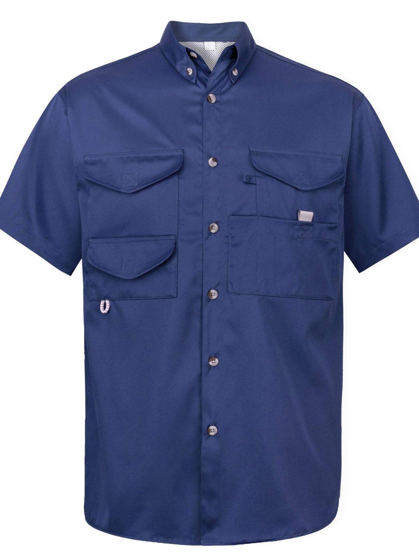 Sanopy Men's Short-Sleeved Shirt Moisture Wicking Sun Protection