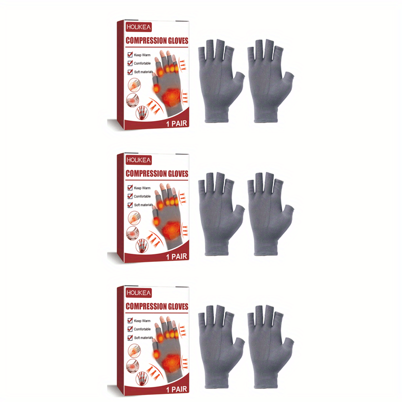 3 Pairs/ 4 Pairs of Joint Compression Gloves for Wrist Relief
