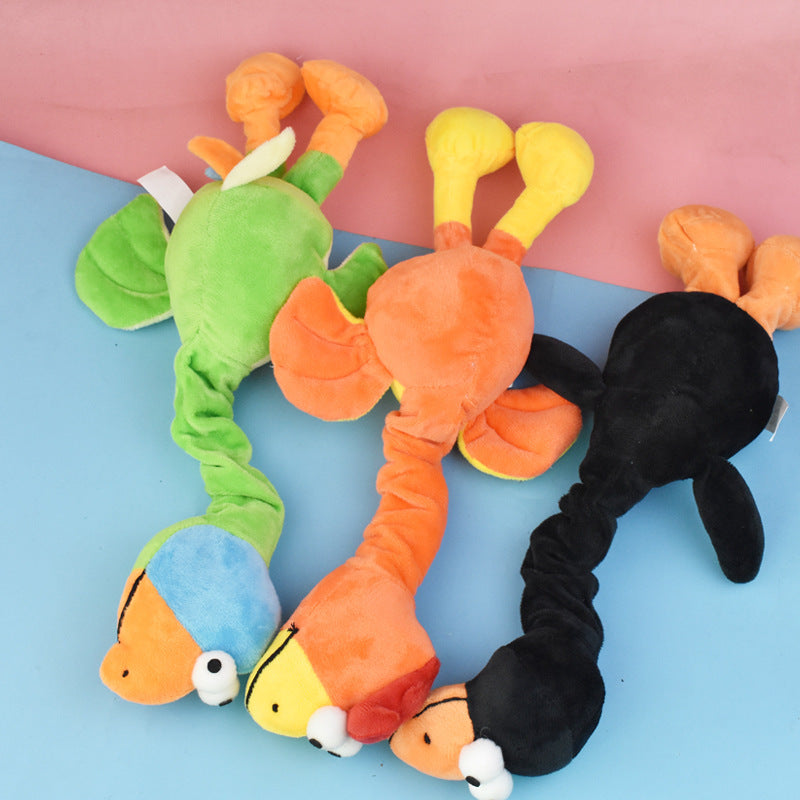 1pc Bird-Shaped Squeaky Dog Toy - Plush Chew Toy For Puppies