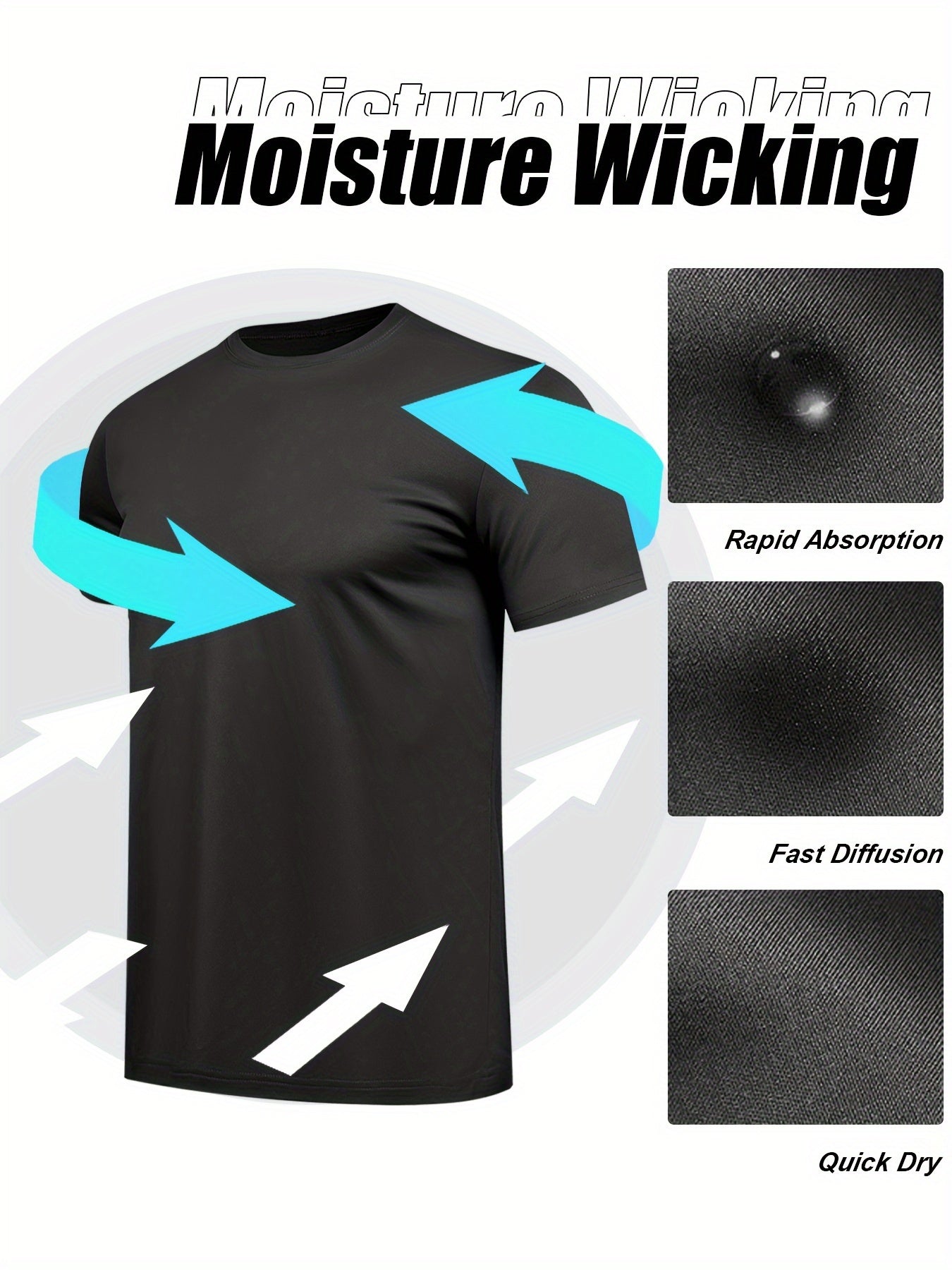 12 Pack Workout Shirts For Men Short Sleeve Athletic Active Tops Quick Dry Crew Neck T Shirt For Running