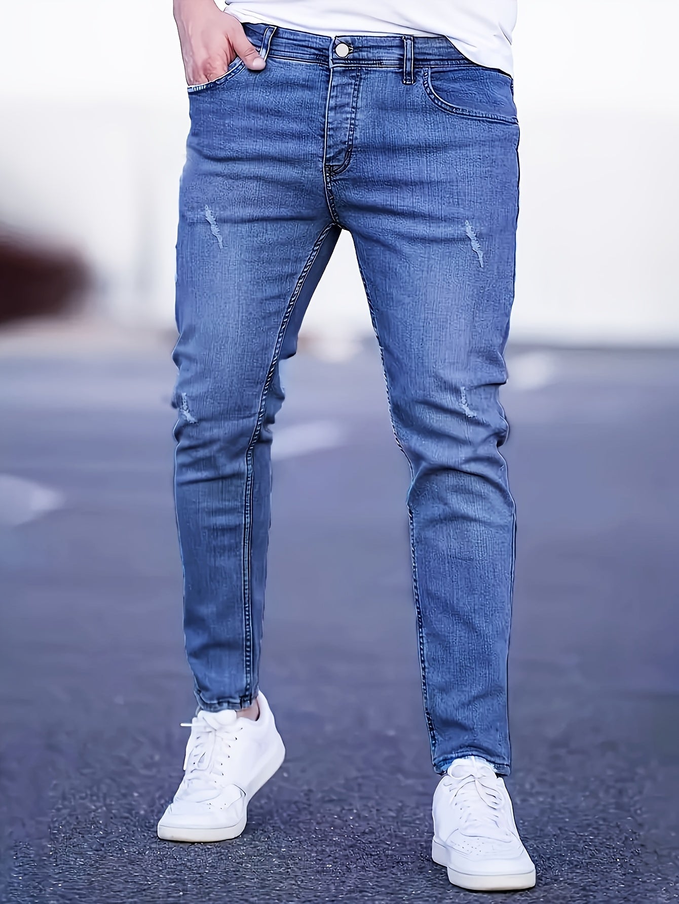 Men'S Fashion Jeans, Versatile And Stylish For All Seasons
