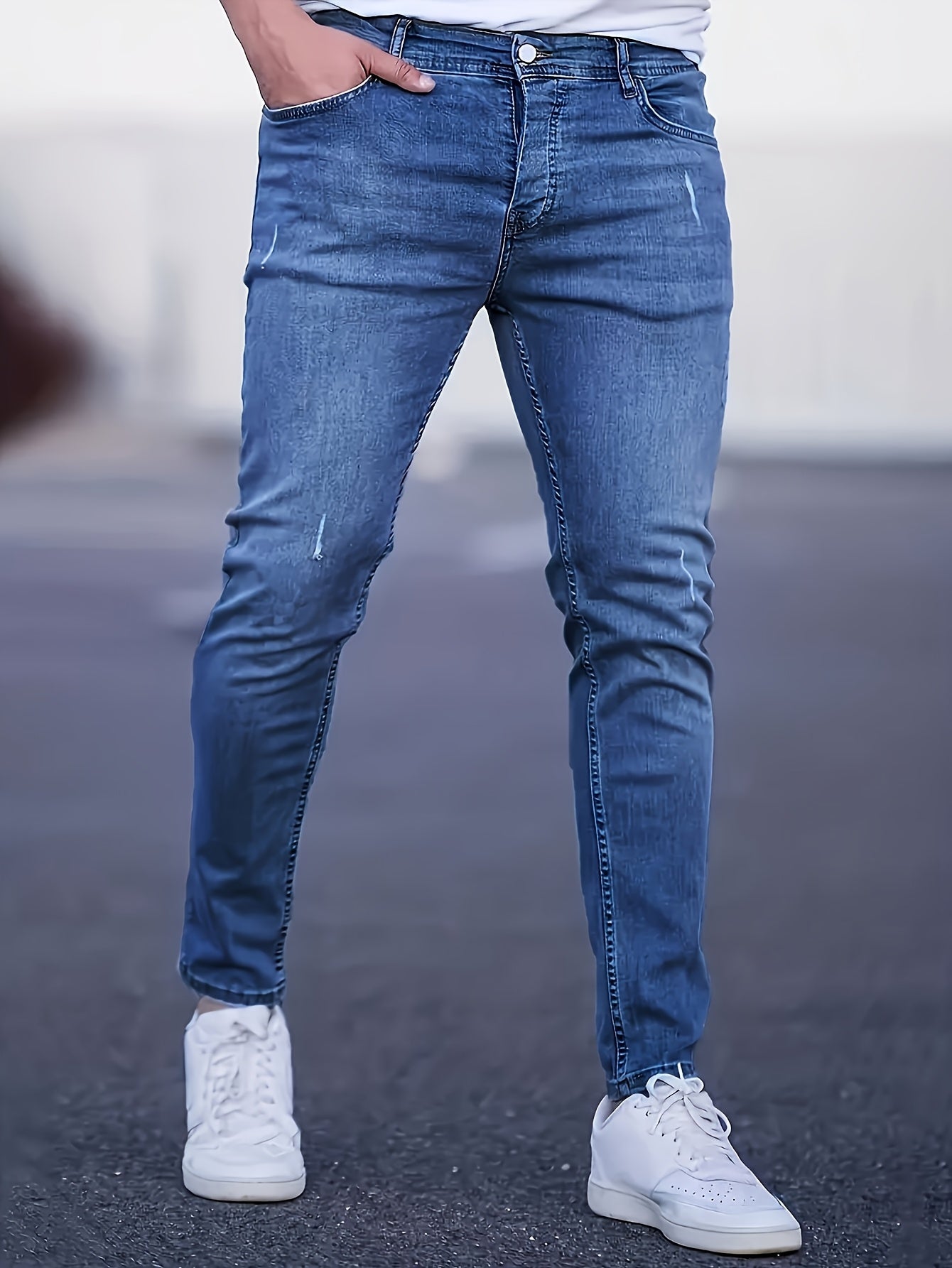 Men'S Fashion Jeans, Versatile And Stylish For All Seasons