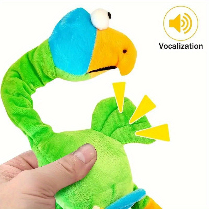1pc Bird-Shaped Squeaky Dog Toy - Plush Chew Toy For Puppies