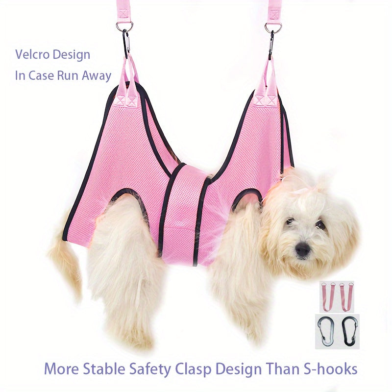 5 In 1 In Case To Run Away Pet Grooming Hammock Harness
