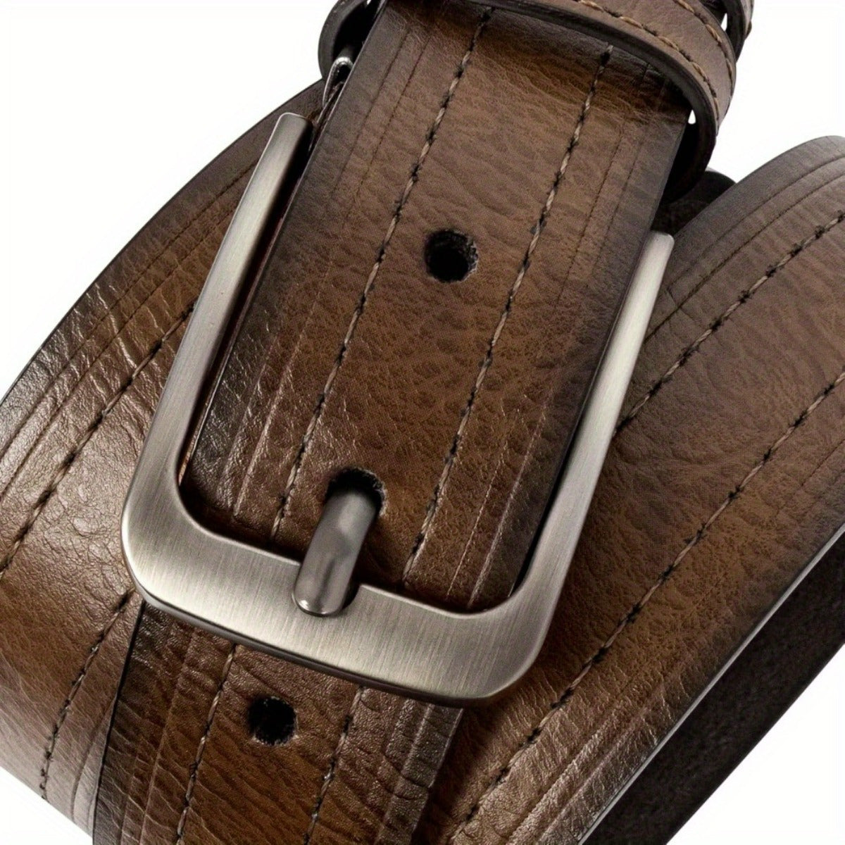 DOOPAI Men's Belt 2pcs Leather Dress Belt Casual Wear