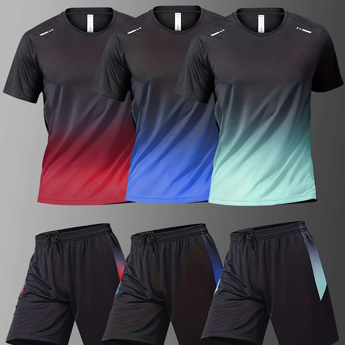 Three-Piece Combo 2-Piece Men's Summer Basketball Set