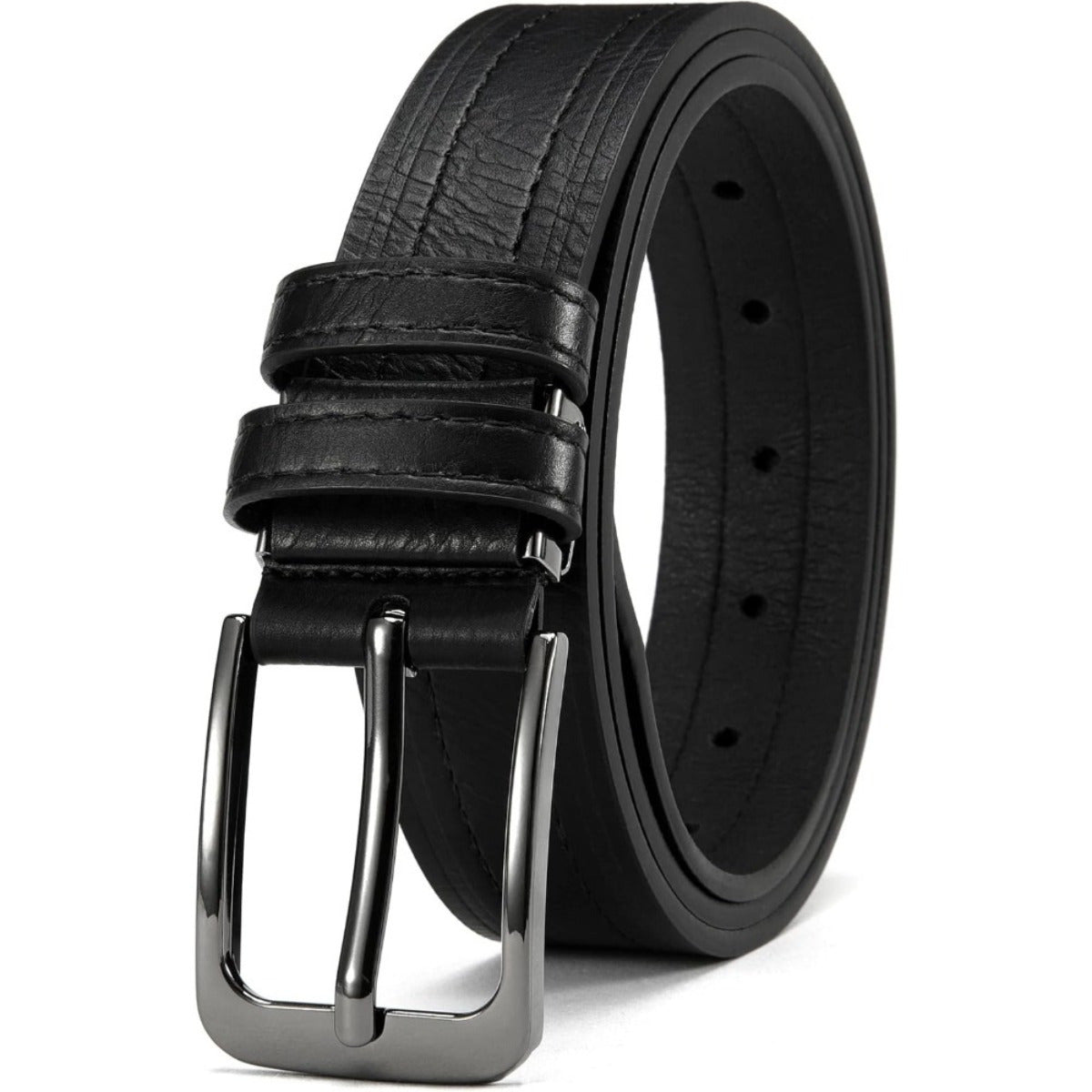 DOOPAI Men's Belt 2pcs Leather Dress Belt Casual Wear