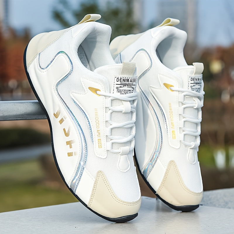 A Pair Of Men'S Sports And Leisure Shoes, Comfortable All Year Round With Mesh Lining, Fashionable Men'S Shoes For Outdoor Leisure Vacation