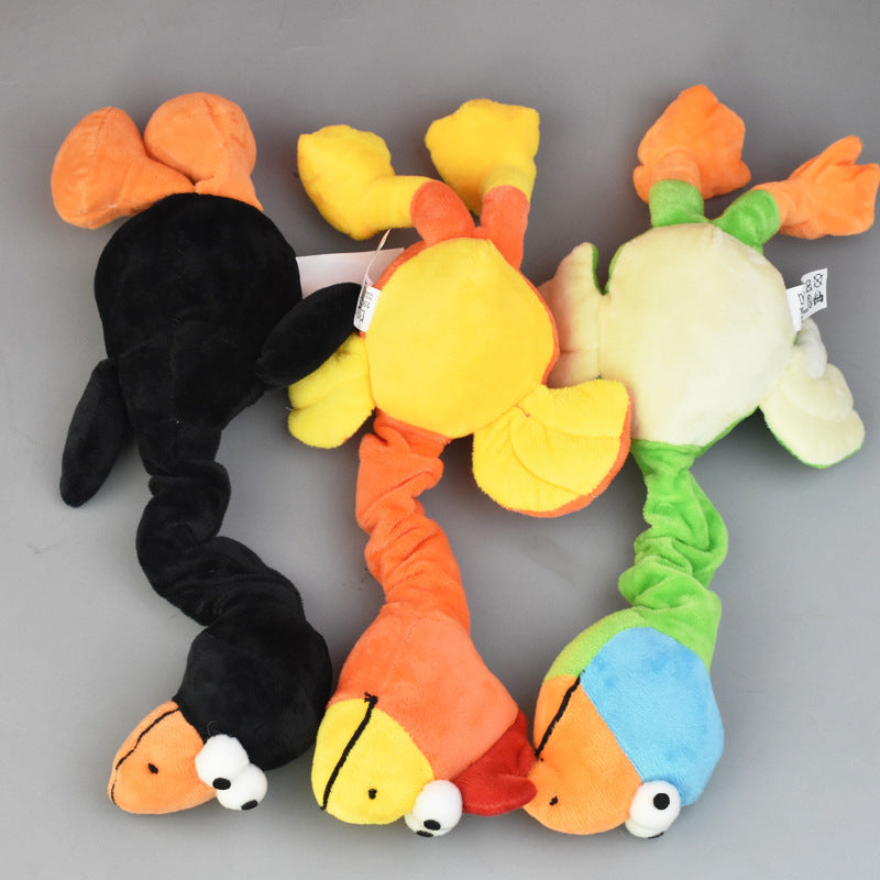 1pc Bird-Shaped Squeaky Dog Toy - Plush Chew Toy For Puppies
