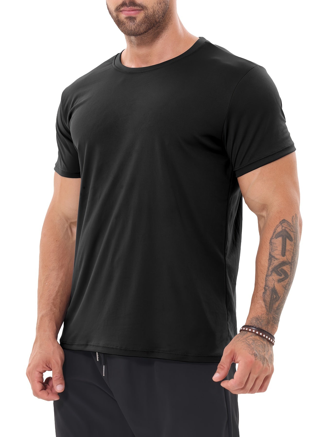 12 Pack Workout Shirts For Men Short Sleeve Athletic Active Tops Quick Dry Crew Neck T Shirt For Running