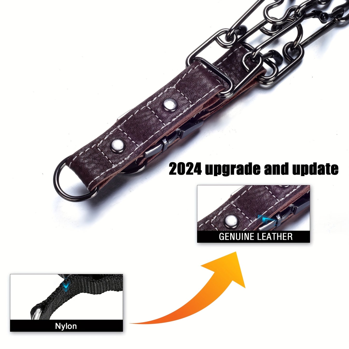 Prong Collar For Dogs, Pinch Collar Adjustable Dog Training Collar Choke Spike No Pull Martingale Collars With Quick Release Buckle For Small Medium Large Dogs 14" To 26"