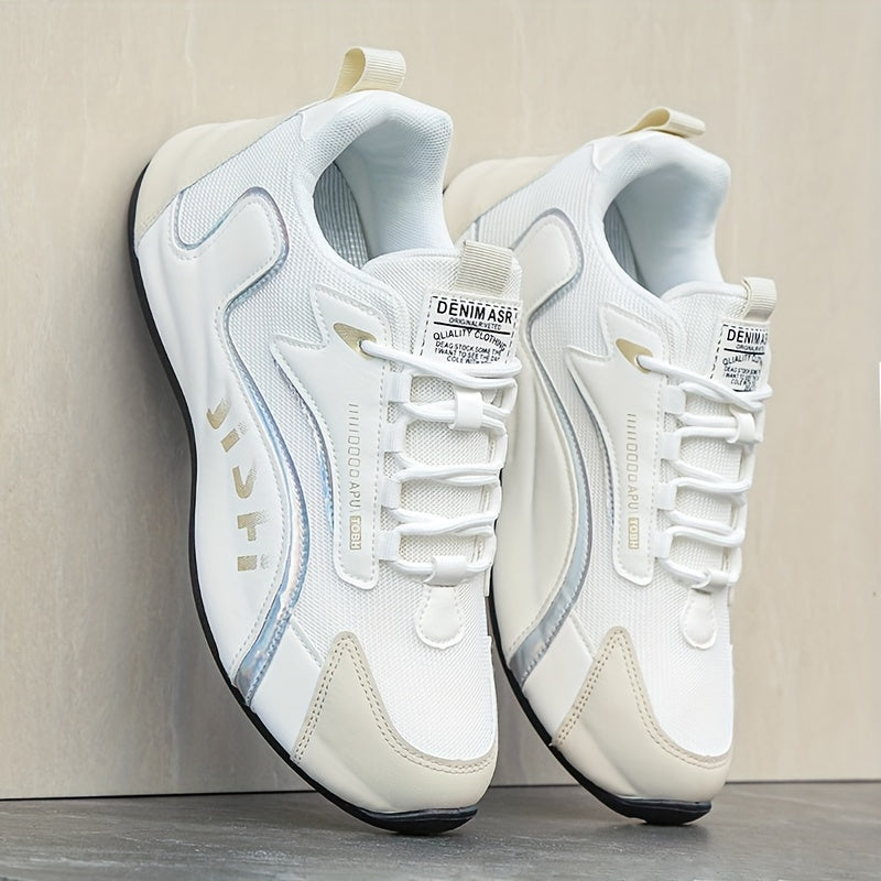 A Pair Of Men'S Sports And Leisure Shoes, Comfortable All Year Round With Mesh Lining, Fashionable Men'S Shoes For Outdoor Leisure Vacation