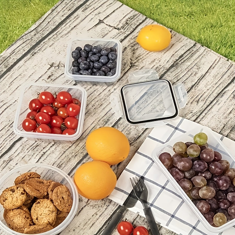 32pcs Food Storage Container Set, Fresh-Keeping Boxes, Easy-to-Secure Lids (16 Lids + 16Containers)- Airtight Plastic Containers, Suitable For Pantry, Travel, Outdoor Picnics, Kitchen Organization, Comes With Labels And Marke