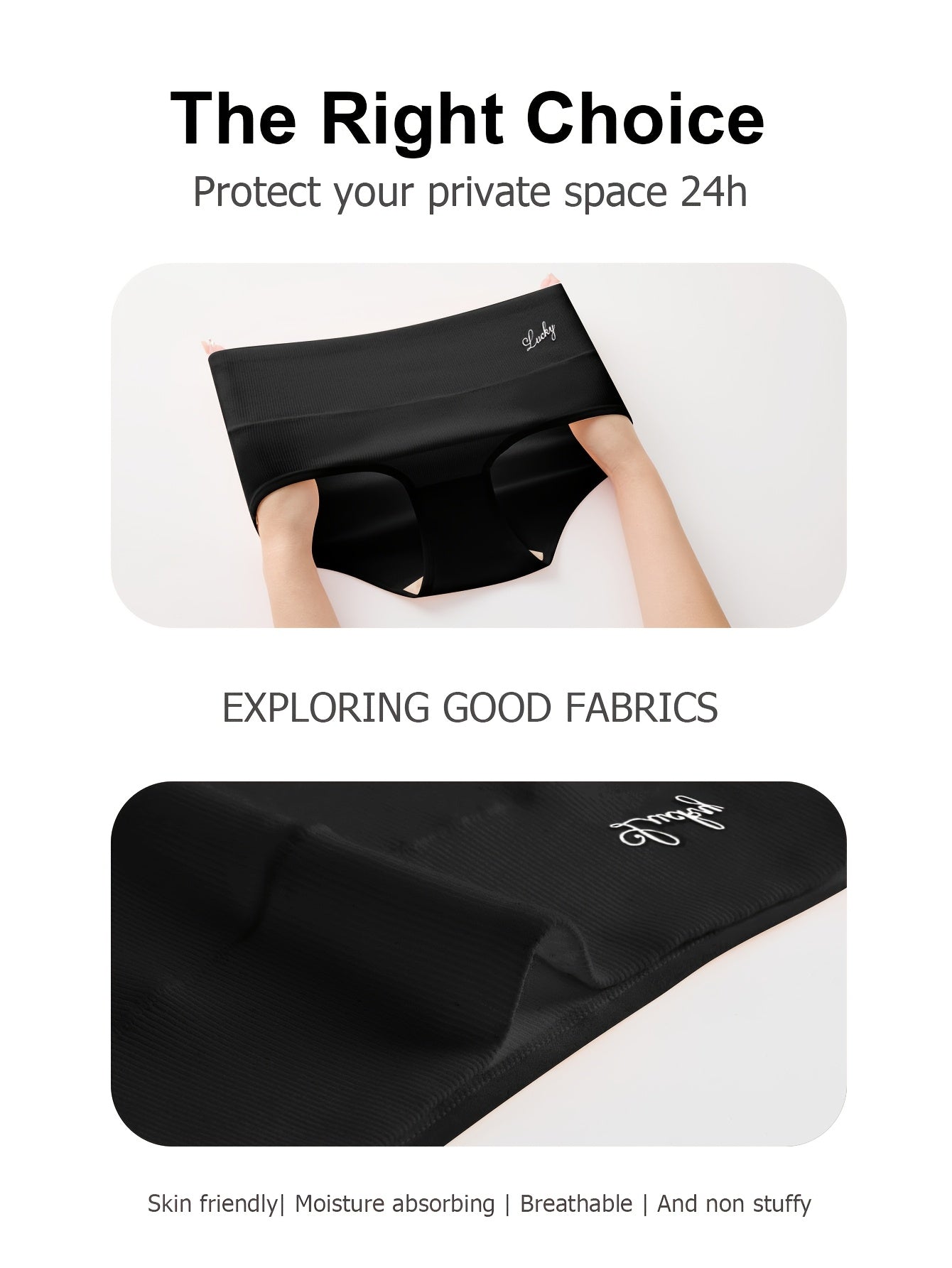 8pcs Women's High-Waist Briefs - Comfortable and Stylish Underwear