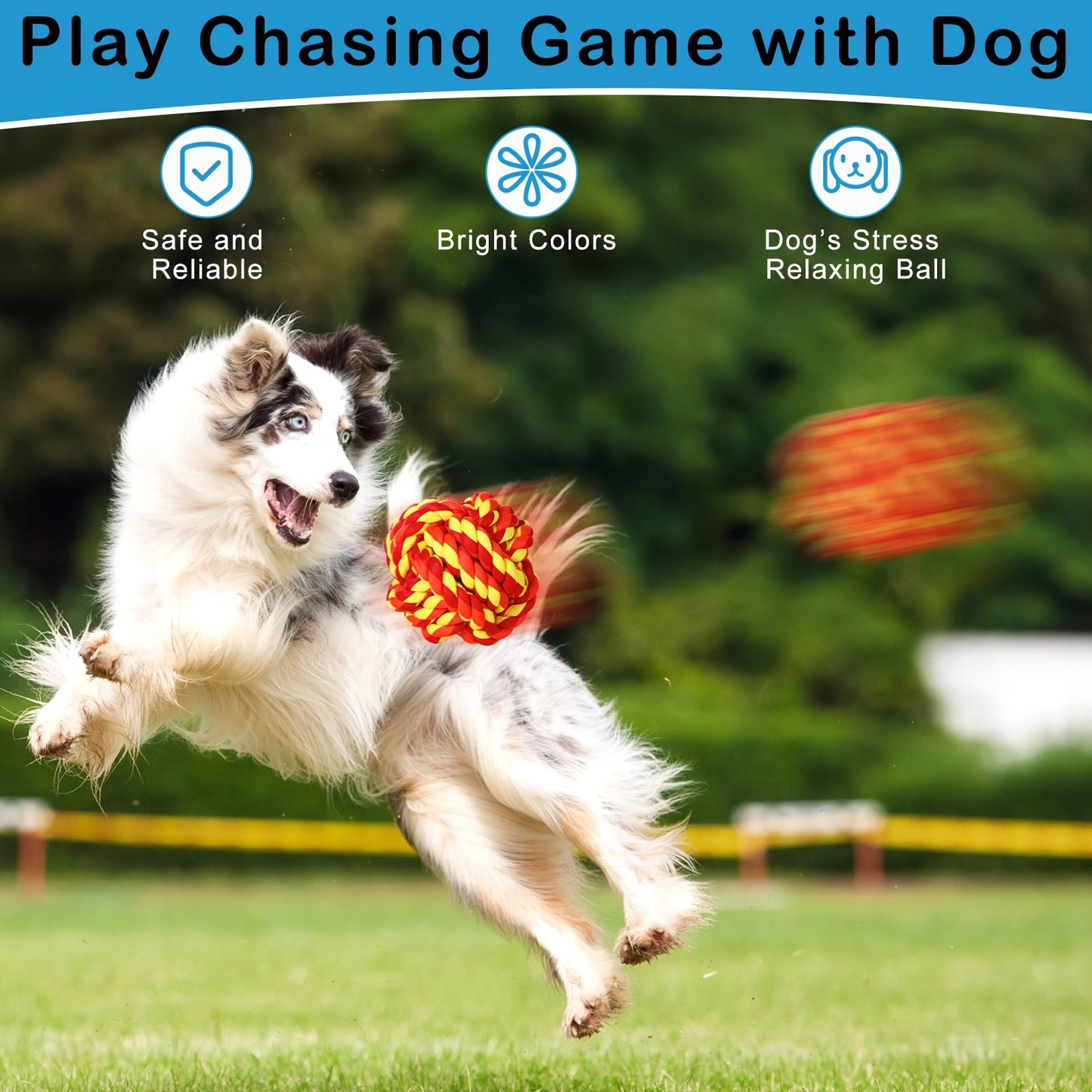 18pcs Dog Rope Ball Dog Toy For Aggressive Chewers