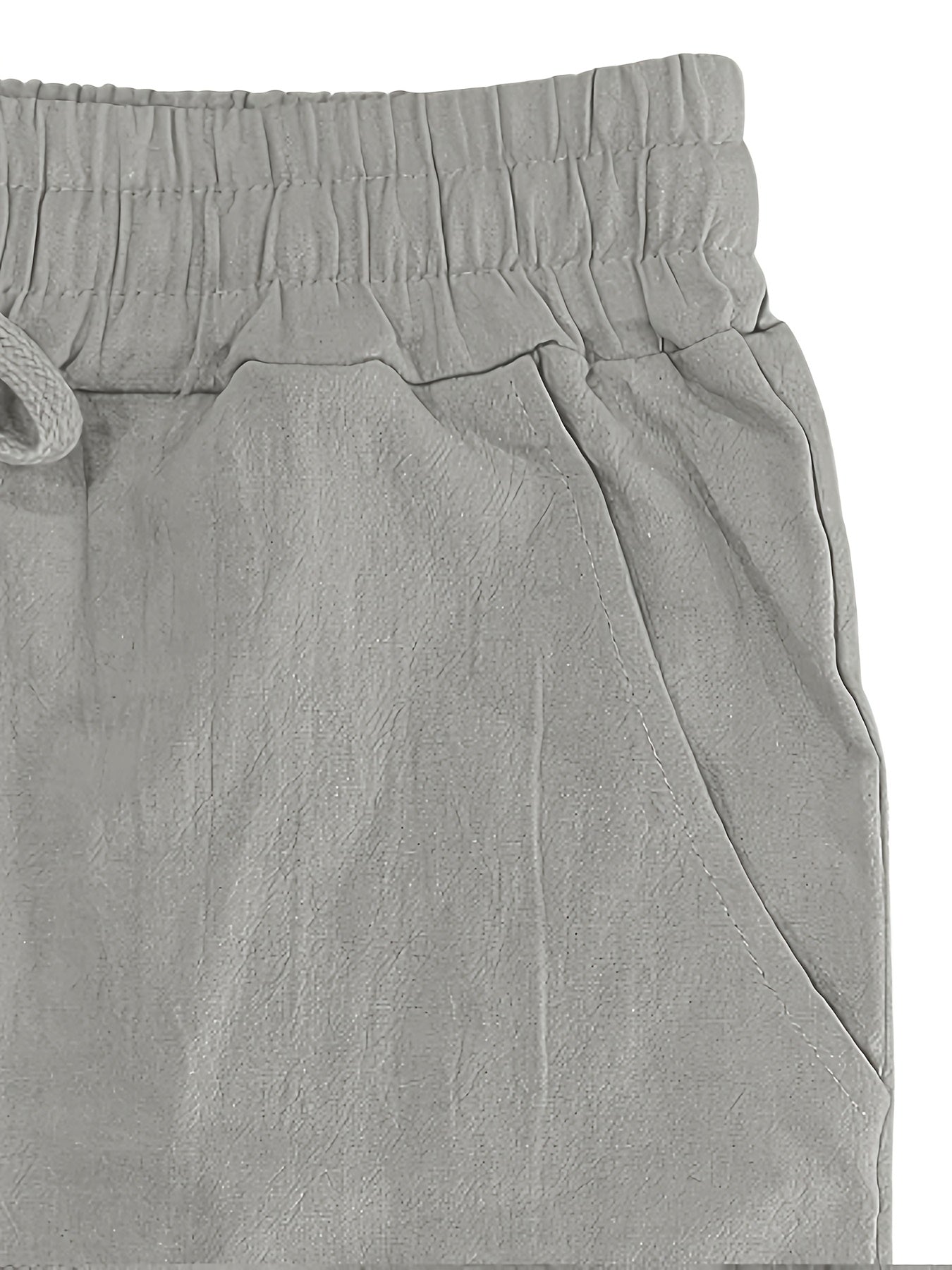 Men's Lightweight Linen Beach Casual Pants - Relaxed Fit