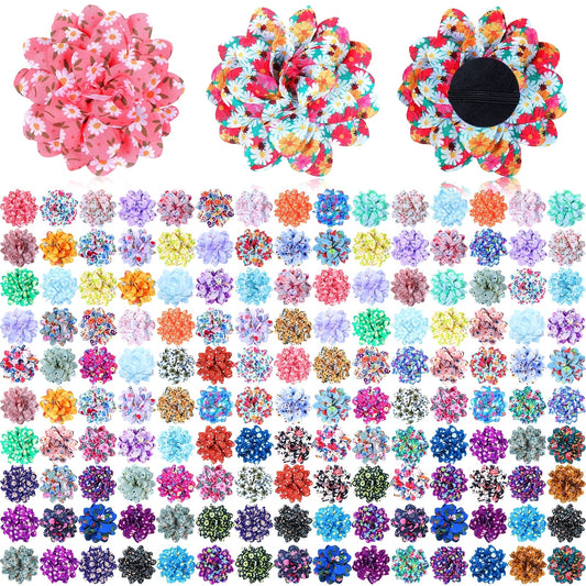 150Pcs Dog Collar Bows for Dogs Collars Spring Flower Bow Ties