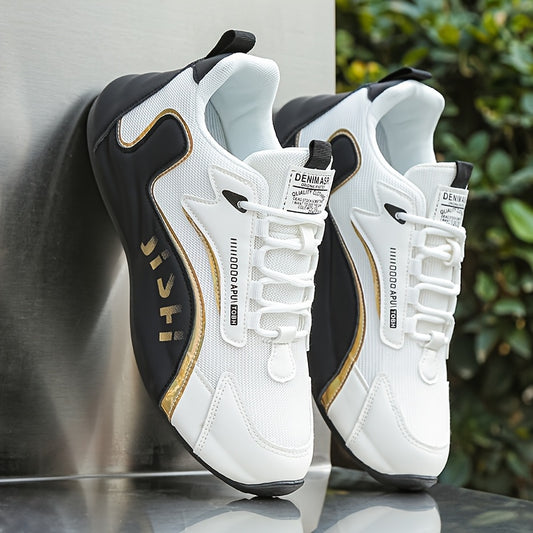 A Pair Of Men'S Sports And Leisure Shoes, Comfortable All Year Round With Mesh Lining, Fashionable Men'S Shoes For Outdoor Leisure Vacation